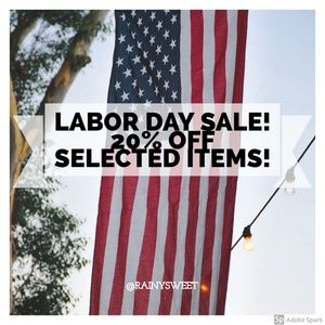 Labor Day Sale! 20% Off Selected Items!